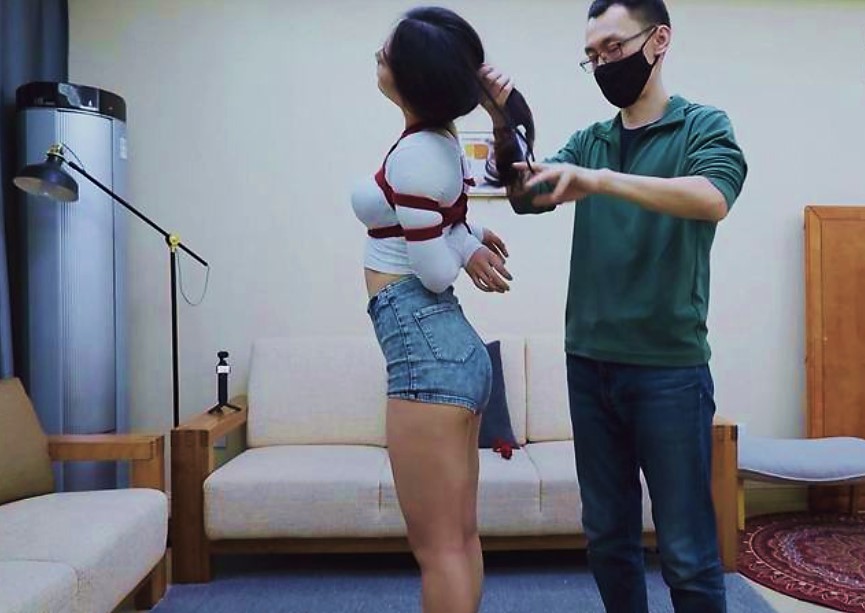 绳师日常培训 ，斯慕圈绳艺学习,抖遇字母圈,K9,女m,女s,第3张